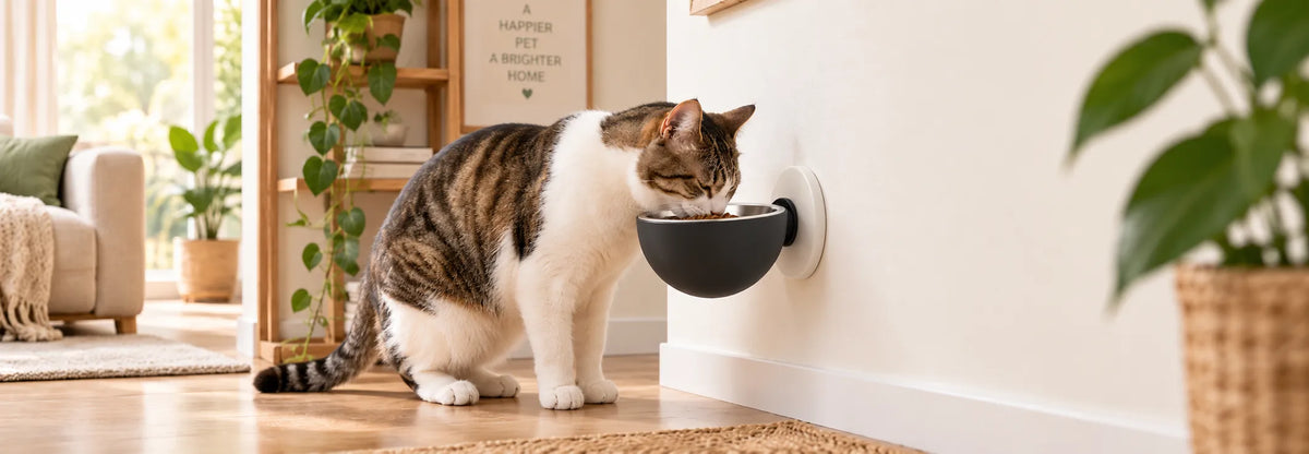Wall-Mounted Cat Bowls: Do They Help With Whisker Fatigue and Small Spaces?
