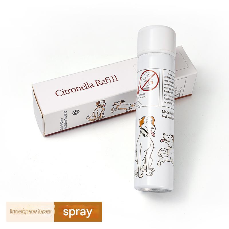 Citronella spray refill cartridge, front view