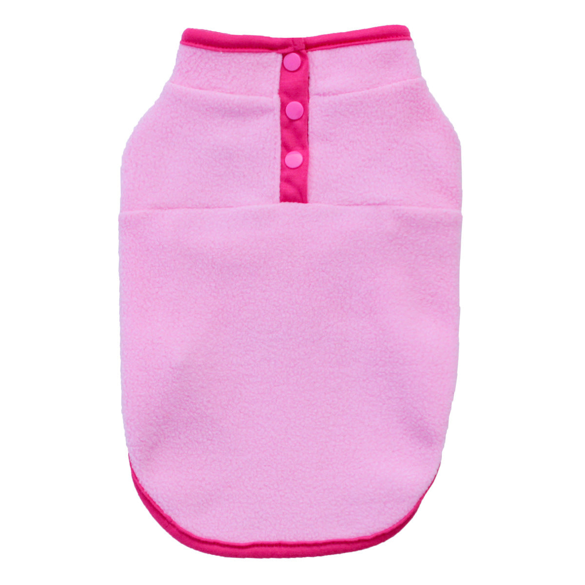Sleeveless fleece vest for dogs, product photo
