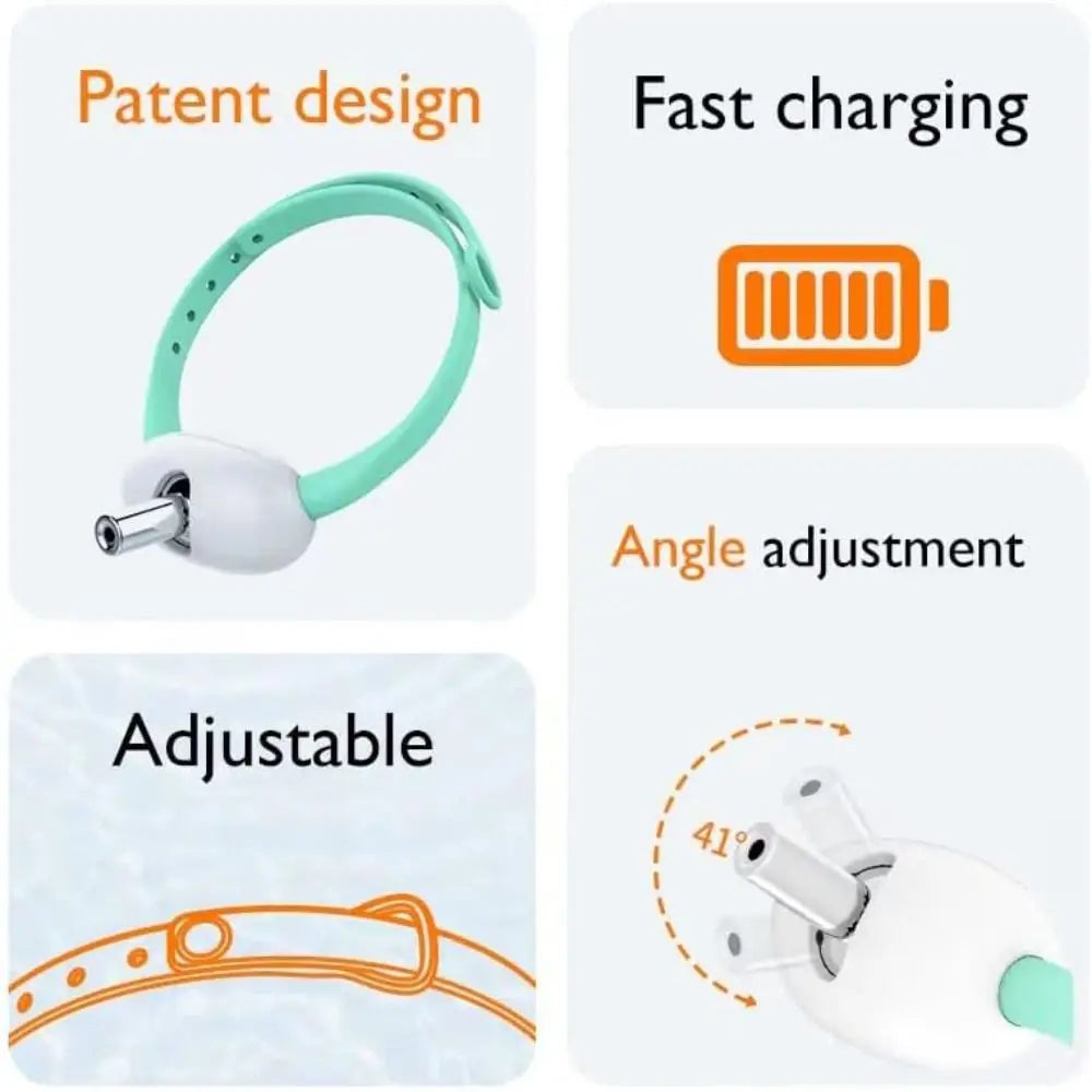 Interactive LED Cat Laser Collar | Rechargeable Light-Up Cat Toy for Indoor Cats