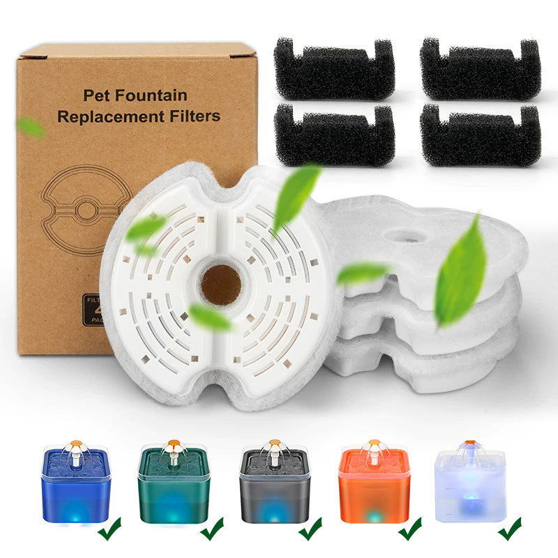 3-Stage Cat Water Fountain Replacement Filters