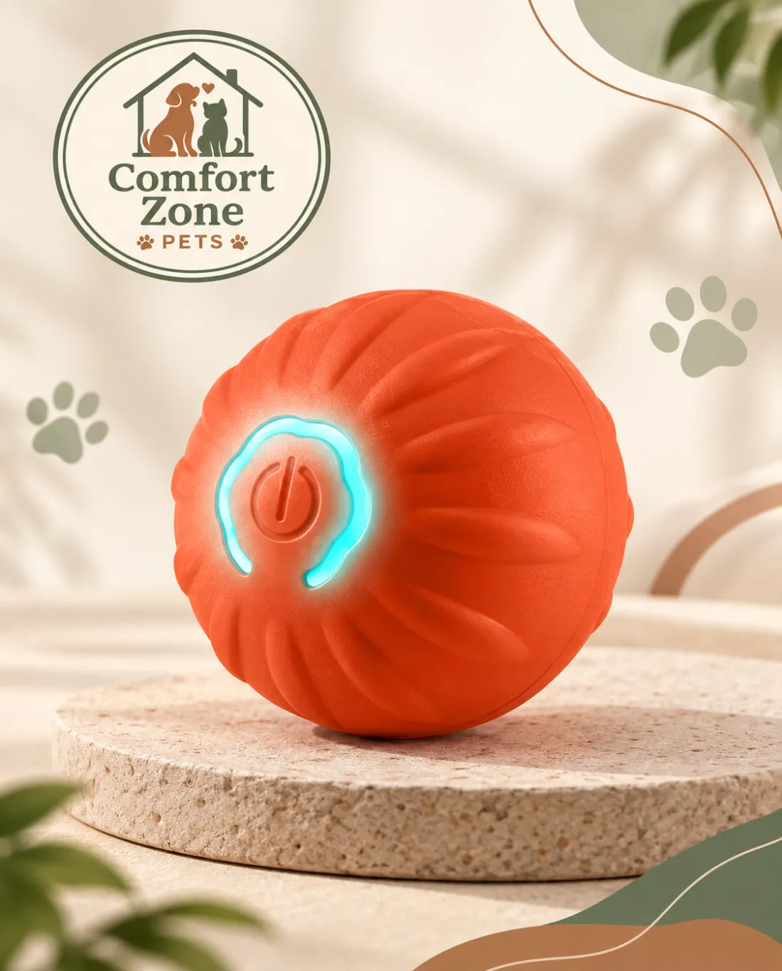 Interactive Gravity Jump Ball Toy for Dogs - Automatic Bouncing Play Toy