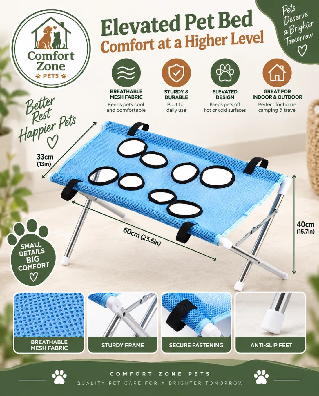 Foldable Pet Bathing & Grooming Table for Dogs & Cats